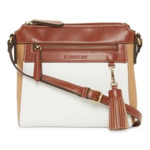 NWT St. John's Bay Quincy Midcentury Modern Retro 70s Minimalist Crossbody Bag